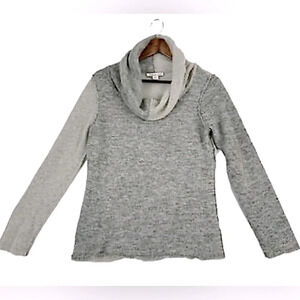 Coldwater Creek wool blend color block sweater grey - Size: 2X women’s